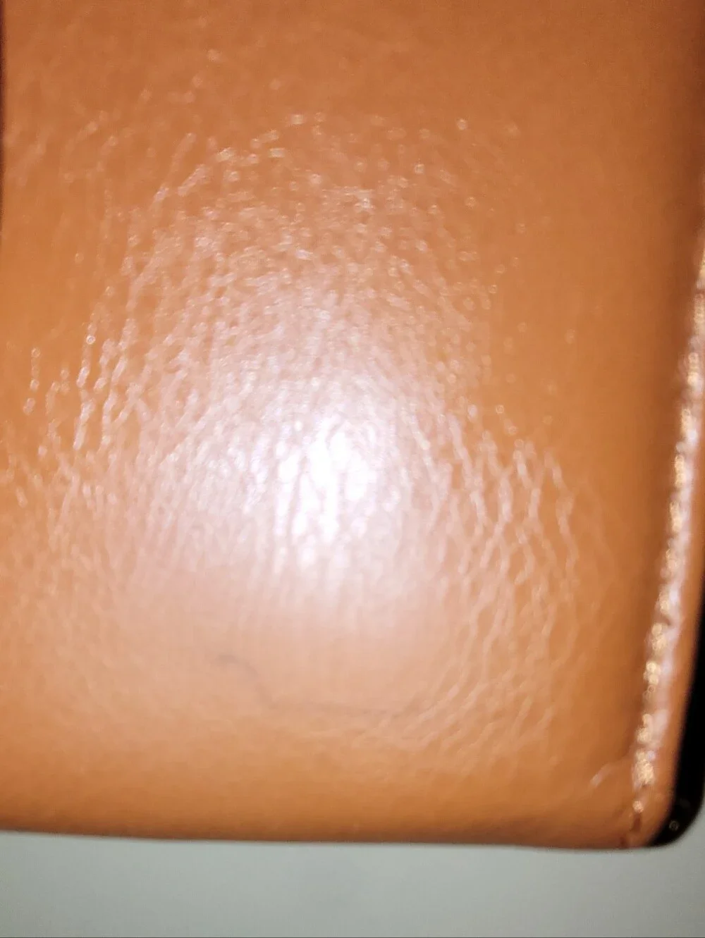 Classic Tan Faux. Leather Women's Wallet.
